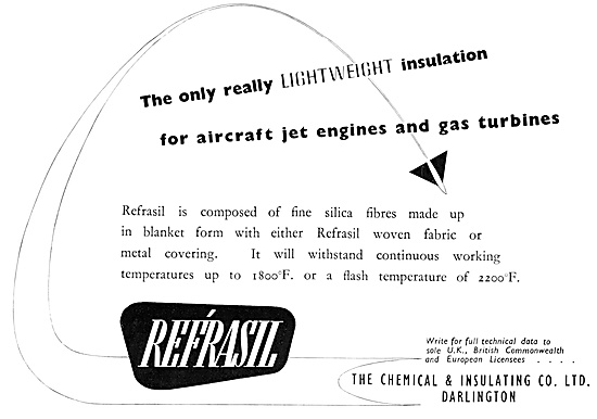 Refrasil Flexible Jet Engine Insulation Blankets                 