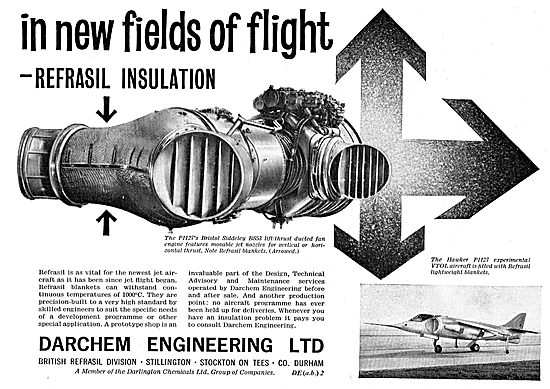 Darchem Refrasil Aero-Engine Insulation For The P1127            