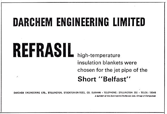 Darchem Refrasil High Temperature Insulation Blankets            