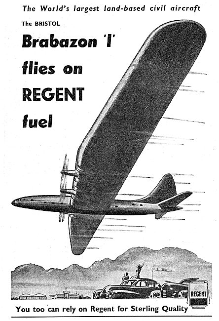 Regent Oil Aviation Fuels & Lubricants 1949                      