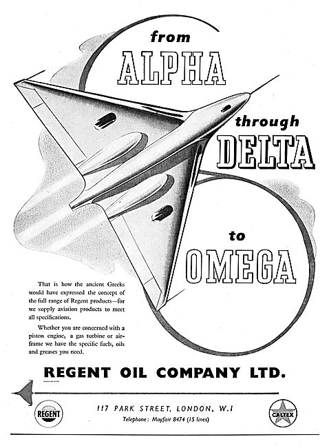 Regent Oil For Gas Turbine & Piston Aero Engines                 