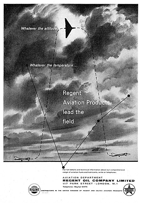 Regent Aviation Department Aircraft Oils                         