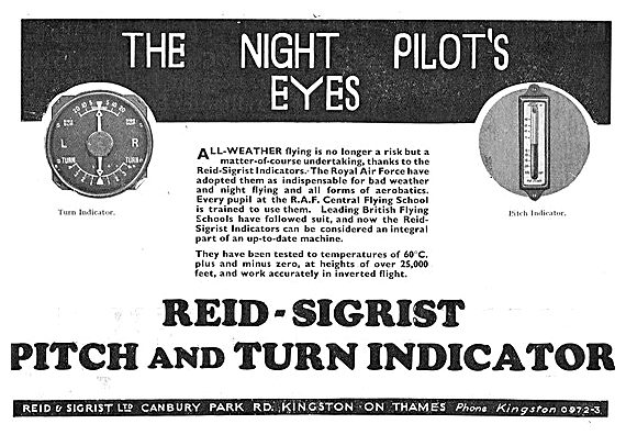 Reid And Sigrist Night Eyes Of The Pilot                         