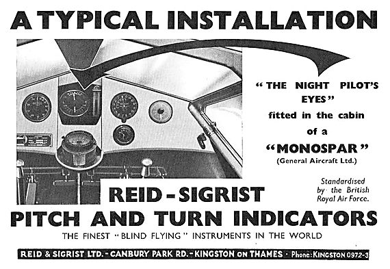 Reid And Sigrist General Aircraft Monospar Installation          