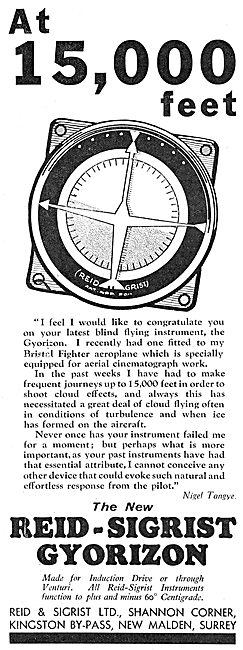 Reid & Sigrist Aircraft Instruments - Gyorizon                   