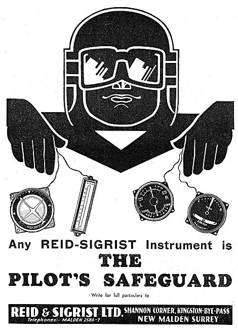 Reid & Sigrist Aircraft Flight Instruments                       