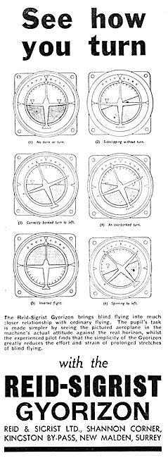 Reid & Sigrist Aircraft Flight Instruments                       