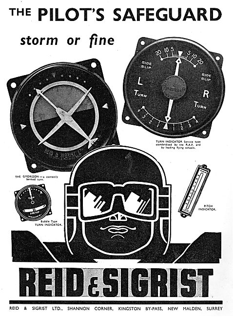 Reid & Sigrist Aircraft Flight Instruments - Anodising           