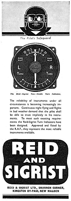 Reid & Sigrist Aircraft Flight Instruments - Anodising           