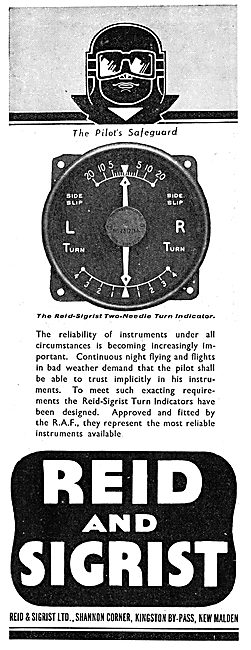 Reid & Sigrist Aircraft Flight Instruments                       