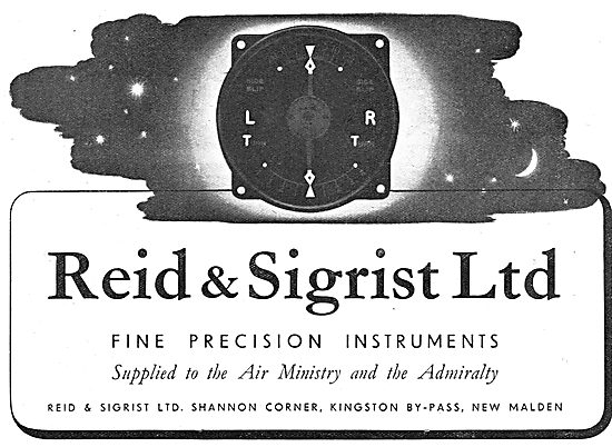 Reid & Sigrist Aircraft Flight Instruments                       