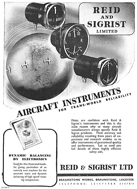 Reid & Sigrist Aircraft Instruments                              