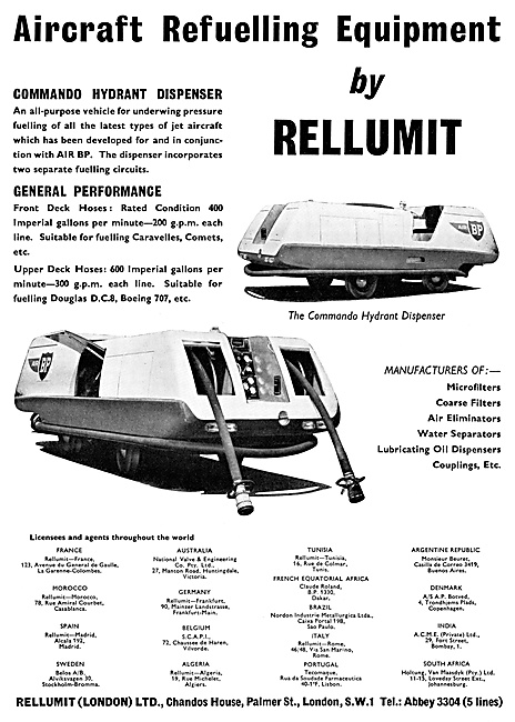 Rellumit Aircraft Re-Fuelling Equipment                          