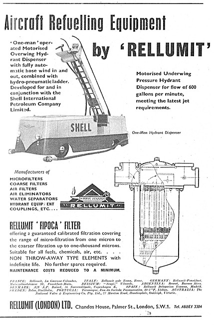 Rellumit Aircraft Re-Fuelling Equipment                          