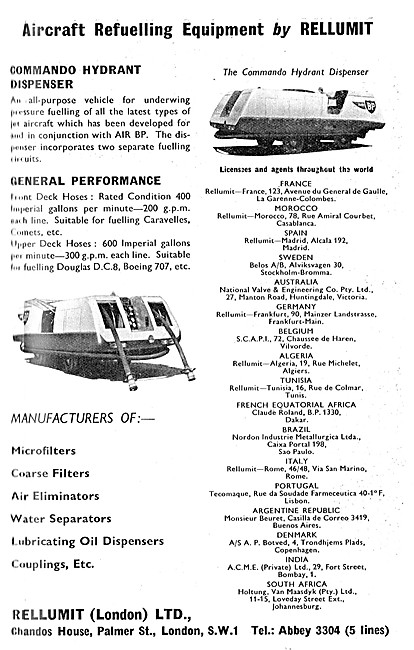 Rellumit Aircraft Refuelling Equipment                           