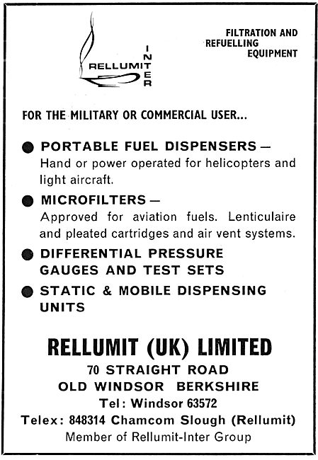 Rellumit Aircraft Re-Fuelling Equipment                          