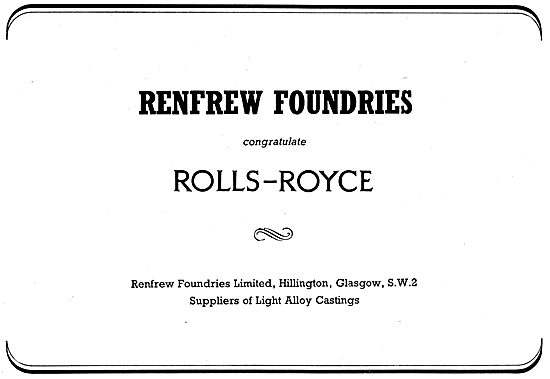 Renfrew Foundries - Light Alloy Castings                         