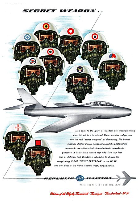 Republic F-84F Thunderstreak                                     