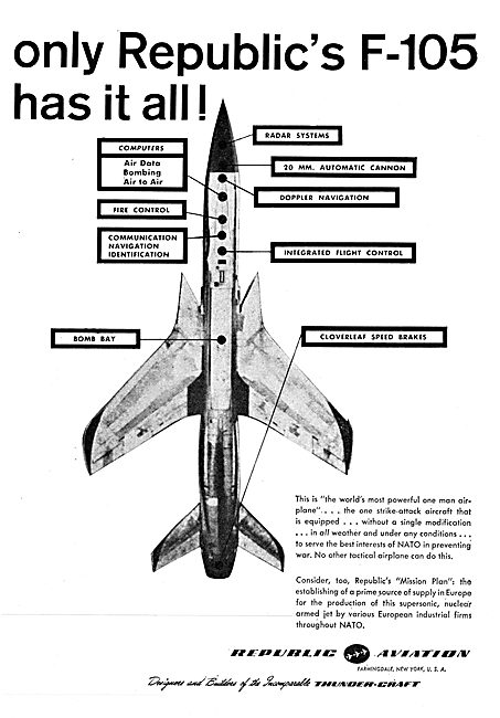 Republic F-105 Thunderchief                                      