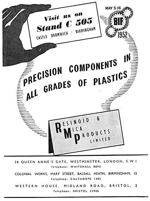 Resinoid & Mica Product. Plastic Components                      