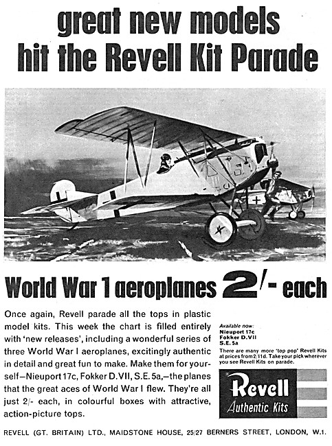 Revell German Aircraft Of WW1 Kits                               