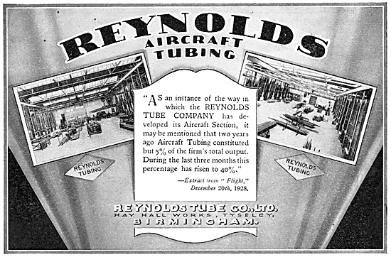 Reynolds Aircraft Tubing                                         