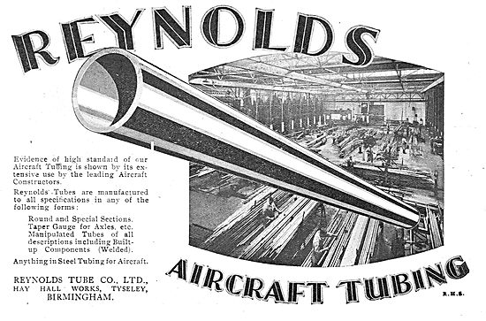Reynolds Aircraft Tubing                                         