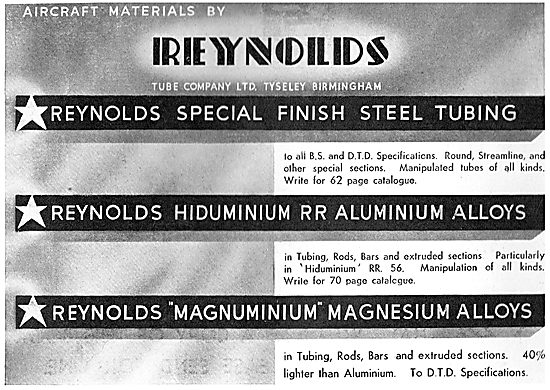 Reynolds Special Finish Steel Tubing : Hiduminium RR Alloys      
