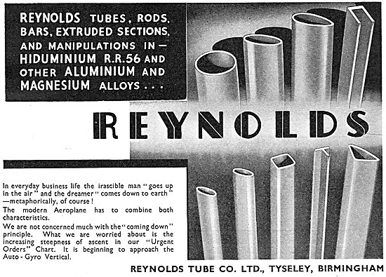 Reynolds Tubes,Rods,Bars & Extruded Sections Aluminium Alloys    