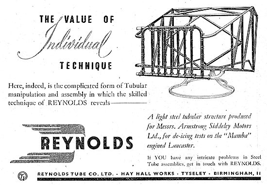 Reynolds Tubes, Tubular Fabrications & Welded Assemblies         
