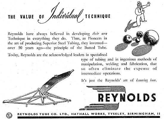 Reynolds Tubes, Tubular Manipulations & Welded Assemblies        