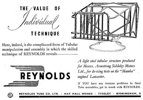 Reynolds Tubes, Tubular Manipulations & Welded Assemblies        