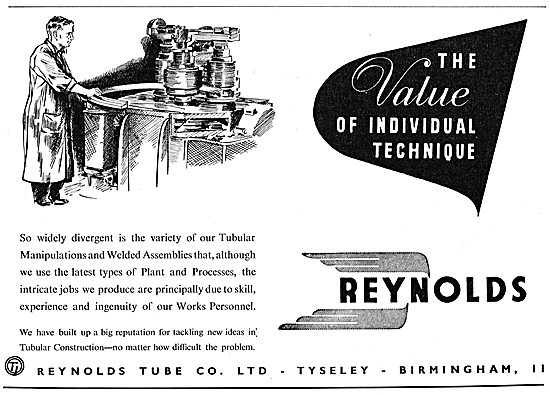 Reynolds Tubes, Tubular Manipulations & Welded Assemblies        