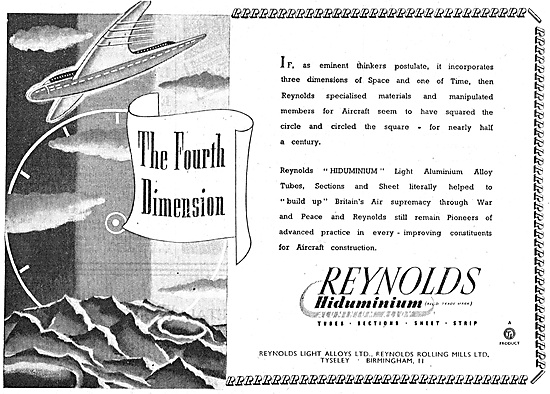 T.I. Reynolds Hiduminium Tubes, Rods, Sections, Sheet & Strip    