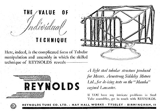 Reynolds Tubes, Tubular Manipulations & Welded Assemblies        