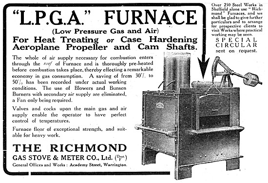  Richmond Gas Stove & Meter - LPGA Heat Treatment Furnaces       