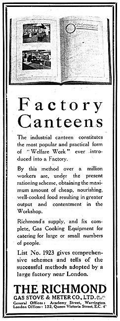  Richmond Gas Stove & Meter Co - Industrial Canteen Cookers      