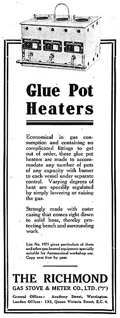  Richmond Gas Stove & Meter Co - Glue Pot Heaters                