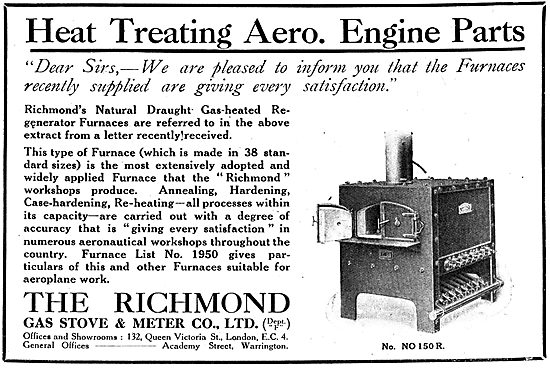  Richmond Gas Stove & Meter Co - Heat Treatment Furnaces         