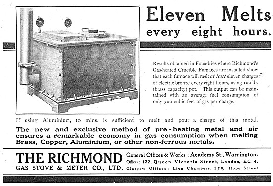  Richmond Gas Stove & Meter Co - Heat Treatment Furnaces         