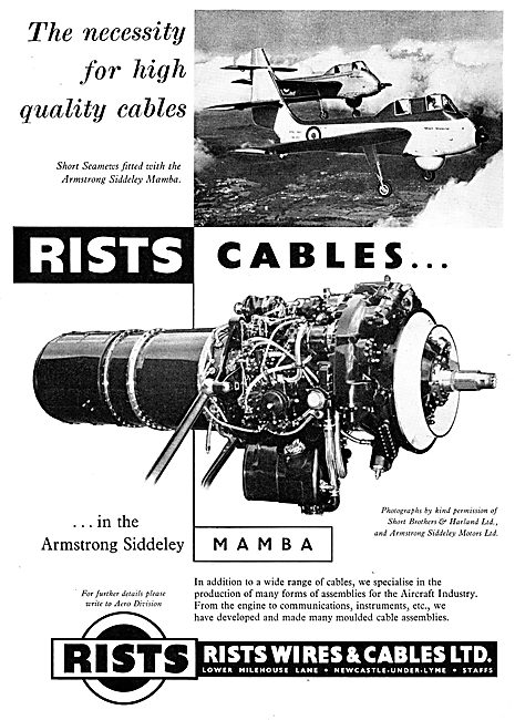 Rists Aircraft Wires & Cables                                    