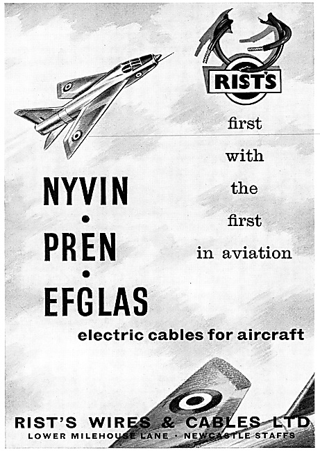 Rist's Aircraft Wires & Cables. NYVIN PREN EFGLAS                