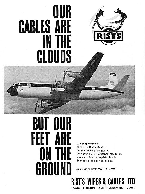 Rists Wires & Cables For The Vickers Vanguard                    
