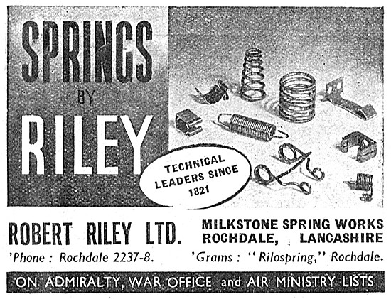 Robert Riley Aircraft Springs                                    