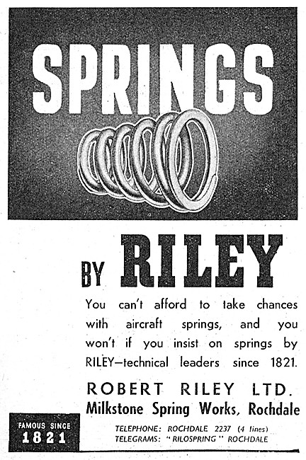 Robert Riley Aircraft Springs                                    