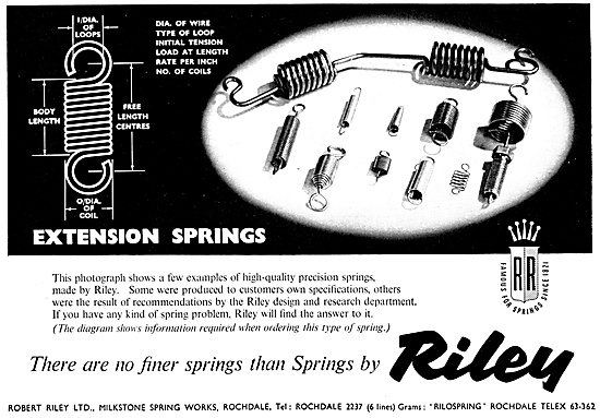 Robert Riley Extension Springs                                   