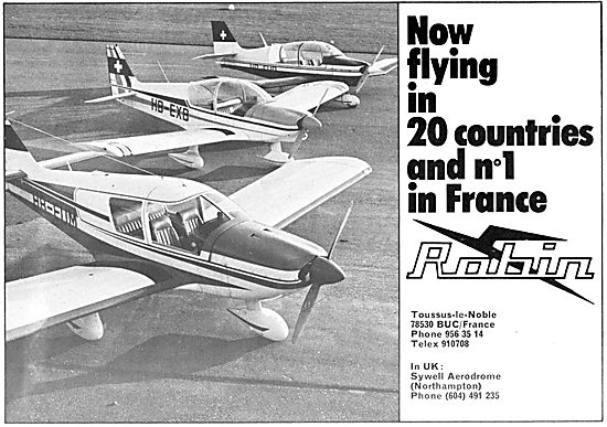 Robin Aircraft 1975                                              