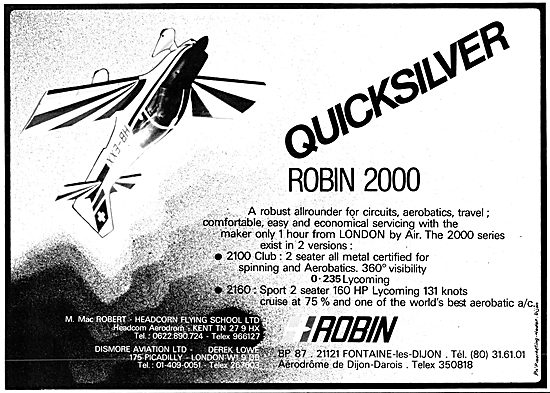 Robin 2000 Quicksilver                                           