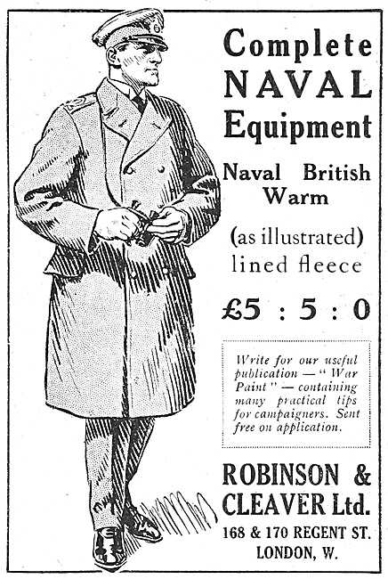 Robinson & Cleaver Naval Equipment & Weatherproofs               