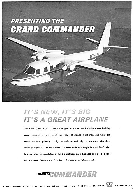 Rockwell - Aero Commander - Grand Commander 1963                 